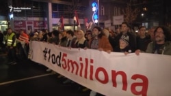 Treći protest "Stop krvavim košuljama" u Beogradu Treći protest "Stop krvavim košuljama" u Beogradu