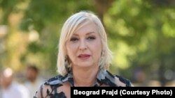 Kuma Prajda, novinarka Olivera Kovačević na otvaranju Nedelje ponosa u Beogradu, 1. septembra 2025. 