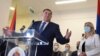Član Predsjedništva BiH Milorad Dodik tokom konferencije za medije u Istočnom Sarajevu, 14. oktobra 2021.