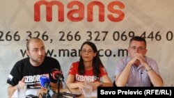 Sa konferencije za novinare MANS-a, foto. Savo Prelević