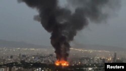 ისრაელისა და ირანის სამხედრო დაპირისპირება 13 ივნისიდან იკრებს ძალას. ფოტოზე: ხანძარი ისრაელის თავდასხმის შედეგად თეირანში, 18 ივნისი, 2025.