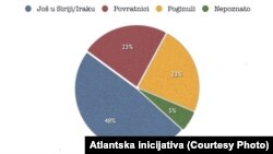 Bosanskohercegovačka zajednica u Siriji i Iraku krajem 2015. godine, Izvor Atlantska inicijativa