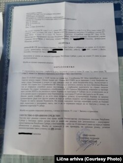 Franziska (23), iz Nemačke, u Srbiju je stigla u oktobru. 23. oktobra dobila je rešenje od MUP-a da mora da napusti državu