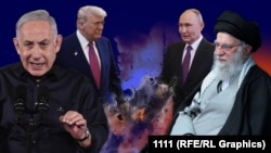 Коллаж: противостояние Израиля и Ирана