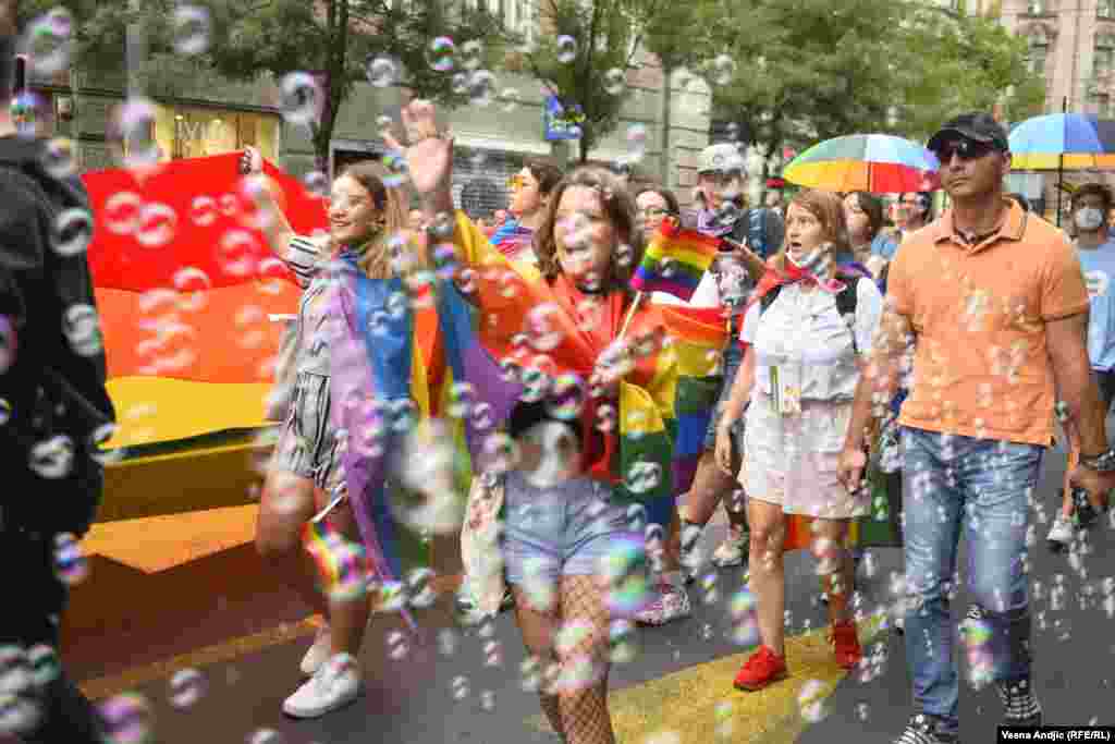 Organizatori su saopštili da je "protestni deo Prajda najvažniji" i da je protest usmeren "protiv nasilja, mržnje, pritisaka na LGBTI+ osobe da se kriju u svoja 'četiri zida', kao i protiv fašizma i diskriminacije".