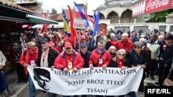 Veliki Marš antifašista, svih generacija i iz brojnih gradova u Sarajevu, 9. maj