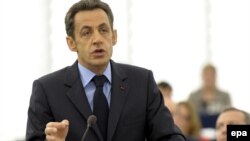 Виступ президента Франції Ніколя Саркозі перед Європарламентом, Страцбург, 16 грудня 2008 р.