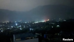 Вид на город Музаффарабад в подконтрольной Пакистану части Кашмира, 7 мая 2025 года