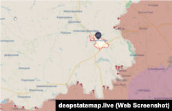 Ситуация вокруг Константиновки на карте DeepState по состоянию на 14 апреля 2025 года