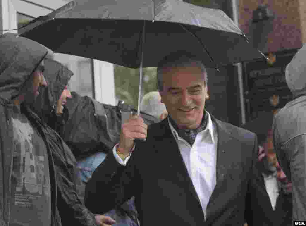 Advokat Branislav Lutovac nakon izricanja presude Foto: Savo Prelević