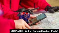 U aplikaciji BH Mine Suspected Areas (na fotografiji) mapirana su sva trenutno minsko sumnjiva područja u BiH.