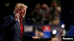 Кандидат в президенты США от Республиканской партии Дональд Трамп