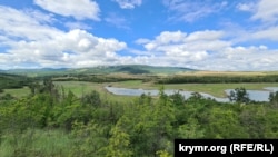 Белогорское водохранилище, июнь 2025 года