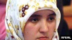 A young Tajik woman in a hejab