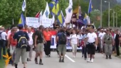 Učesnici Marša mira stigli u Potočare Učesnici Marša mira stigli u Potočare