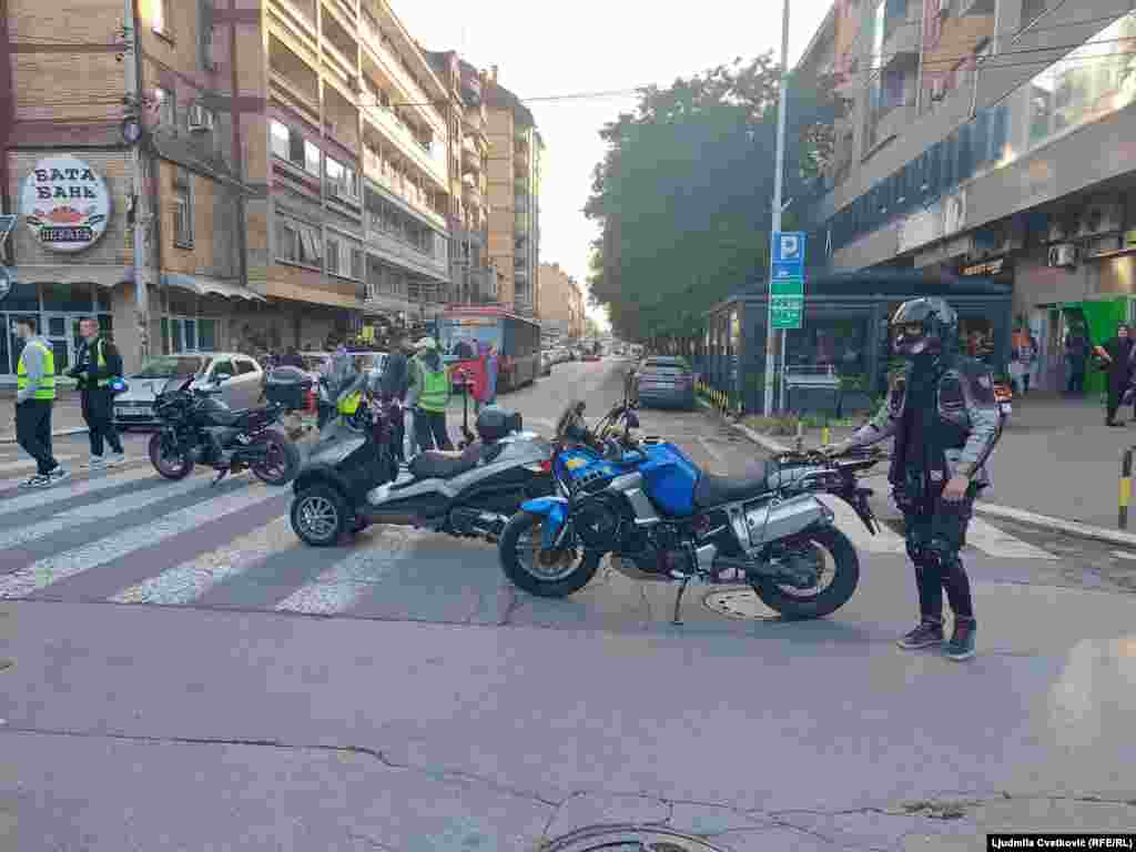 Motociklisti su podržali studente i priključili se njihovom protestu.