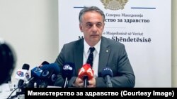 Азир Алиу, министер за здравство на Северна Македонија (фотоархива).