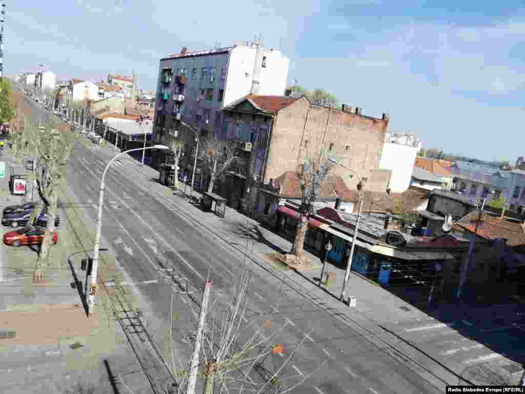 Ulica cara Dušana na Gornjem Dorćolu, koja vodi do beogradskog Zoološkog vrta. 