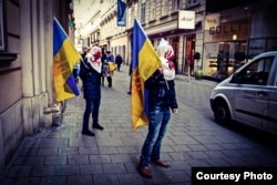 Євромайдан у Відні, 13 лютого 2014 року