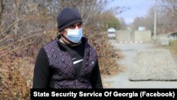 რამაზ ბეღელური ოკუპირებული ცხინვალიდან გათავისუფლების შემდეგ. 1 აპრილი, 2021 წ.