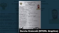 Ilustracija koju je izradio Radio Slobodna Evropa prikazuje elektronsku vizu koju je Bojčevski dobio za privremeni boravak u Ruskoj Federaciji.