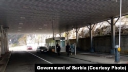 Granični prelaz Špiljni između Srbije i Crne Gore, oko 190 kilometara severoistiočno od Podgorice.