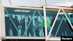 Migranti iz Venecuele deportirani iz Sjedinjenih Država, travanj 2025.