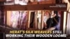 Herat's Silk Weavers Still Working Their Wooden Looms