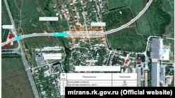 Схема траси «Таврида» у Криму