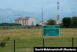 რუსეთის საოკუპაციო ძალების სამხედრო ბაზა სოფელ არბოსთან. 2018 წელი, 4 ივნისი