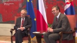 Zeman na sastanku sa Vučićem u Beogradu Zeman na sastanku sa Vučićem u Beogradu