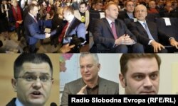Stefanović: Građani traže isključivo da se opozicija objedini( Foto: Dragan Đilas, Saša Janković, Vuk Jeremić, Boris Tadić, Zoran Živković i Borislav Stefanović