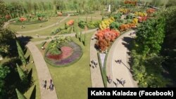 ფოტო იპოდრომის პარკის გეგმიდან, რომელიც მერიამ მოქალაქეებს თავდაპირველად წარუდგინა.