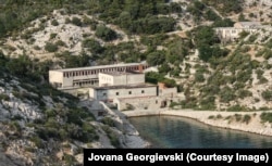Centralni deo zatvora Goli otok