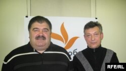 Володимир Бондаренко та Олександр Бондар у студії Радіо Свобода
