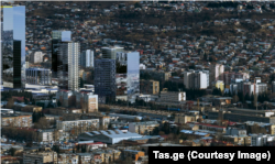 ასეთი იქნება ცათამბჯენები მშენებლობის დასრულების შემდეგ.