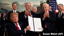 Donald Tramp i Benjamin Netanjahu u Beloj kući 25.marta 2019.