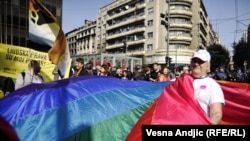Parada ponosa u Beogradu, 10. oktobar 2010.