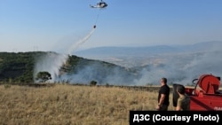 Gašenje požara na području Blaca, 6. jula 2025.