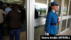 Jedan od ulaza aerodroma "Nikola Tesla"