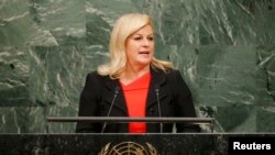 Kolinda Grabar-Kitarović u UN 2015.