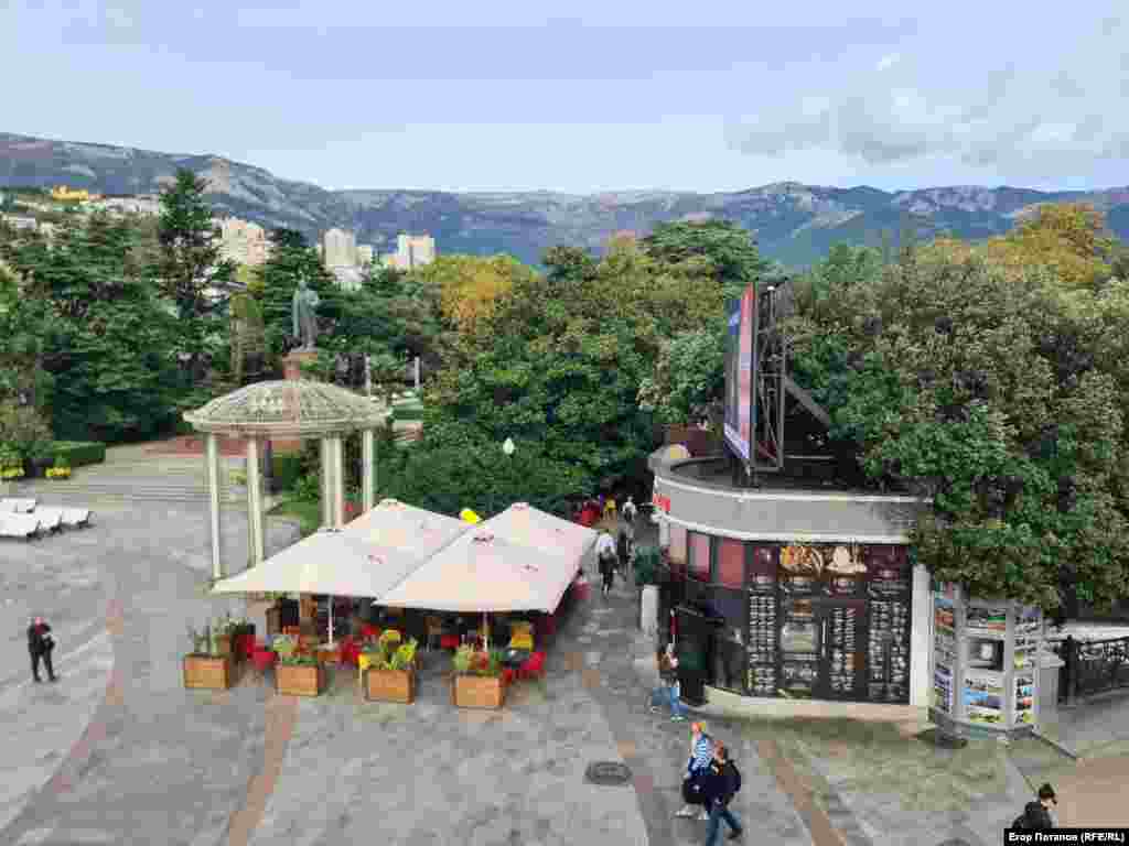 Крымские горы, как крепость окружают Ялту