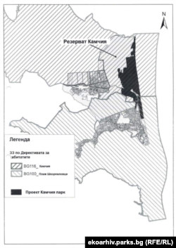 Схеми на разположението на проект за "Иновативен комплекс за смесено жилищно обитаване и обслужващи дейности "Камчия парк"