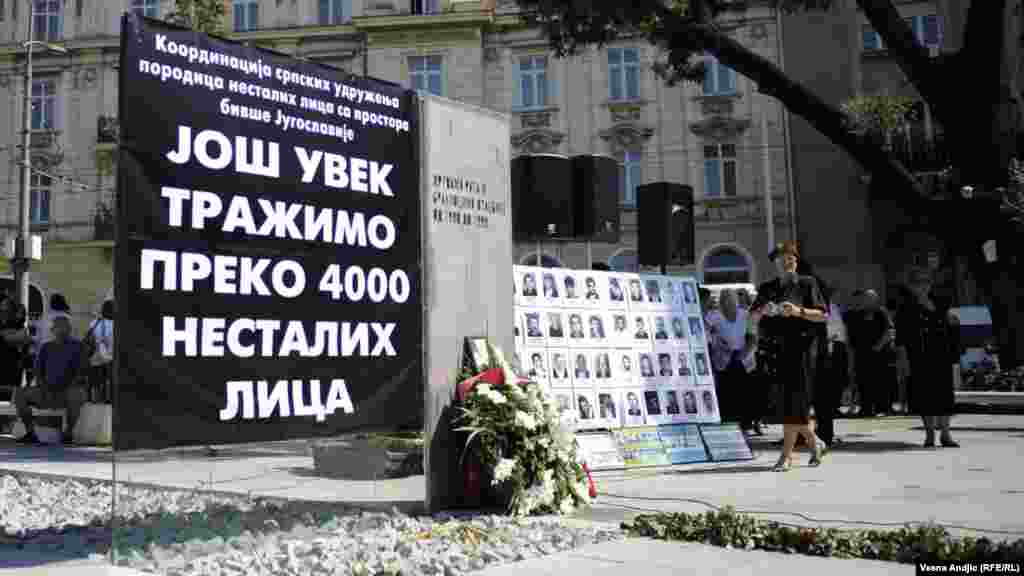 Srbija - Obilježavanje Dana nestalih osoba u Beogradu, 30. august 2012.