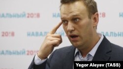Алексей Навальный во время открытия штаба в Казани, 5 марта 2017 года
