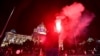 Demonstranti sa bakljama ispred Skupštine Srbije, 7. jul