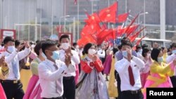 Proslava 109. godina od rođenja osnivača nacije Kim Il Sunga u glavnom gradu Severne Koreje, Pjongjangu 16. aprila 2021.