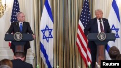 Дональд Трамп и Беньямин Нетаньяху во время пресс-конференции, 29 сентября 2025 года