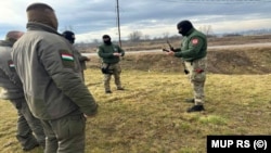 Vježba pripadnika mađarske specijalne policije sa policijom bh. entiteta Republika Srpska, Banja Luka, 26. februara 2025. 