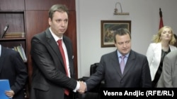 Aleksandar Vučić i Ivica Dačić